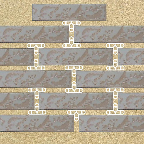 Paving stone tile spacers - paving, t